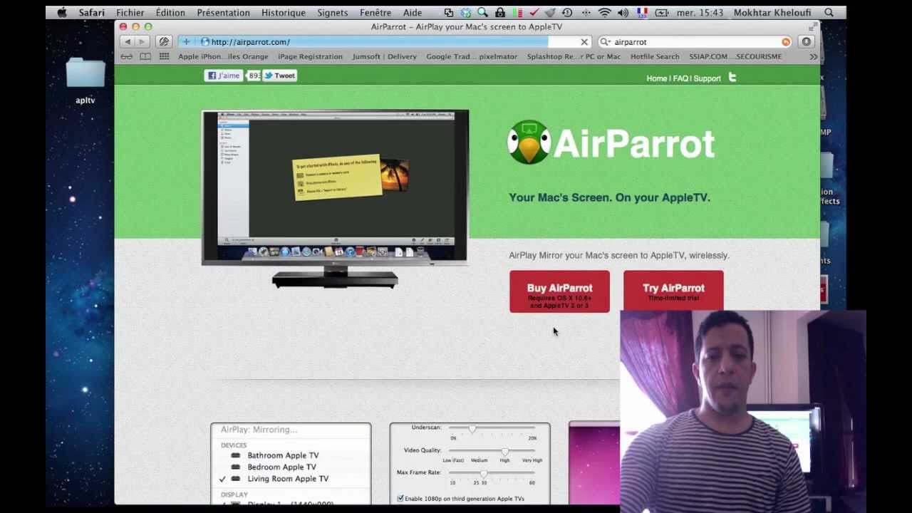 Airplay from iphone to mac